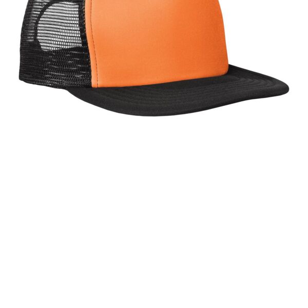 Flat Bill Snapback Trucker Cap Thumbnail