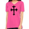 Missy's Relaxed Jersey Short-Sleeve V-Neck T-Shirt Thumbnail