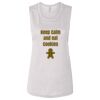 Ladies' Bella Flowy Scoop Muscle Tank Thumbnail